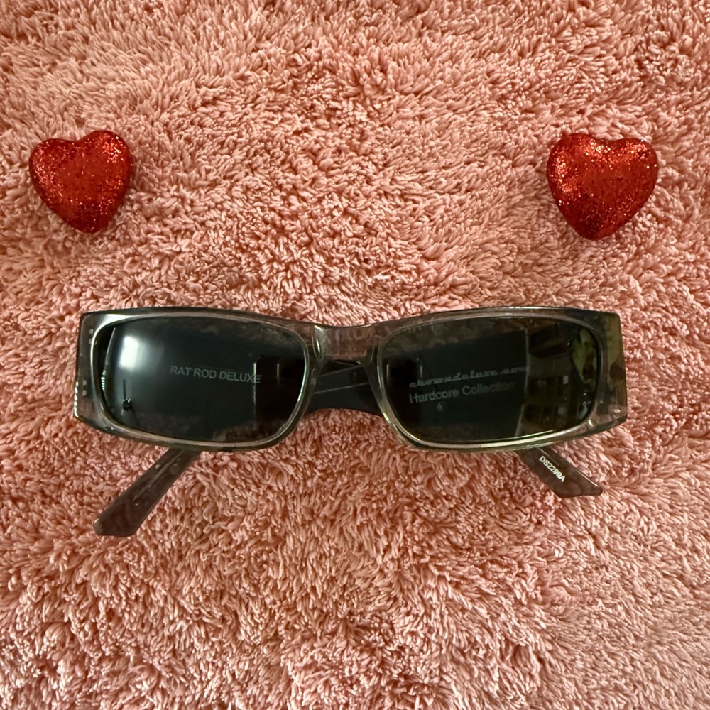 Vintage Crown Deluxe Sunglasses - Green & Gray
